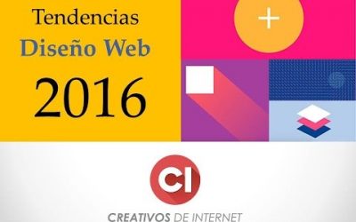 Tendencias de Diseño Web para el 2016